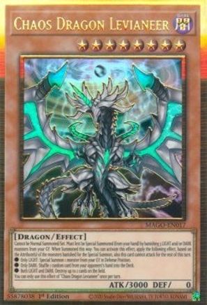 Image of Chaos Dragon Levianeer [MAGO-EN017] Gold Rare