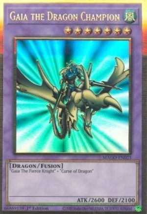 Image of Gaia the Dragon Champion [MAGO-EN025] Gold Rare