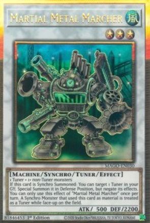Image of Martial Metal Marcher [MAGO-EN030] Gold Rare
