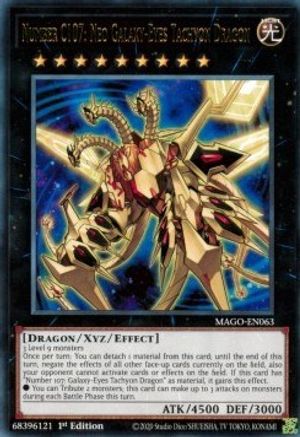Image of Number C107: Neo Galaxy-Eyes Tachyon Dragon [MAGO-EN063] Rare