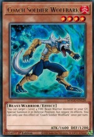 Image of Coach Soldier Wolfbark [MAGO-EN120] Rare