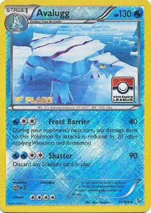 Image of Avalugg (31/106) (League Promo 1st Place) [XY: Flashfire]