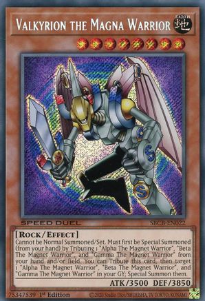 Image of Valkyrion the Magna Warrior (Secret) [SBCB-EN022] Secret Rare