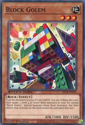 Image of Block Golem [SBCB-EN032] Common