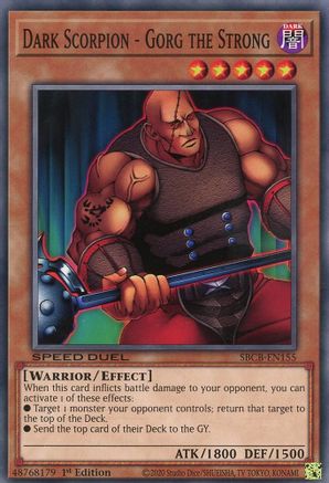 Image of Dark Scorpion - Gorg the Strong [SBCB-EN155] Common