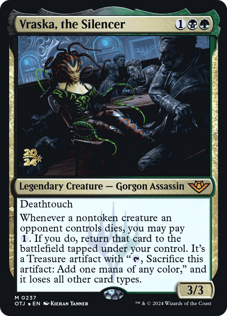 Image of Vraska, the Silencer [Outlaws of Thunder Junction Prerelease Promos]
