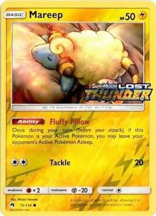 Image of Mareep (75/214) (Toys R Us Promo) [Sun & Moon: Lost Thunder]