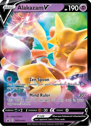 Image of Alakazam V (SWSH083) [Sword & Shield: Black Star Promos]