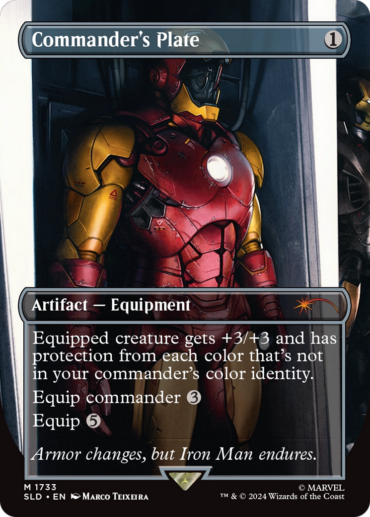 Image of Commander's Plate (1733) [Secret Lair Drop Series]