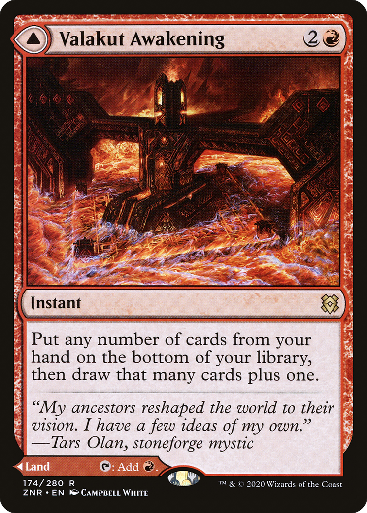 Image of Valakut Awakening // Valakut Stoneforge [Zendikar Rising]