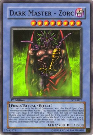 Image of Dark Master - Zorc [DCR-082] Super Rare