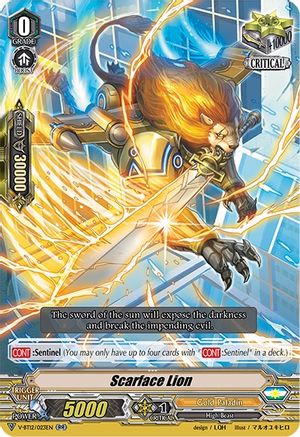 Image of Scarface Lion (DIVINE LIGHTNING RADIANCE)
