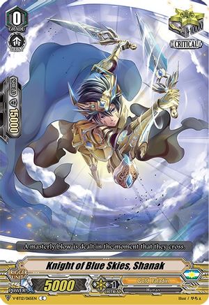 Image of Knight of Blue Skies, Shanak (DIVINE LIGHTNING RADIANCE)