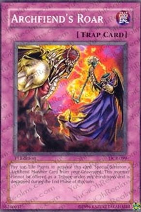 Image of Archfiend's Roar [DCR-099] Common
