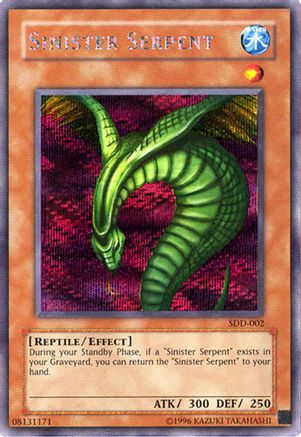 Image of Sinister Serpent [SDD-002] Secret Rare