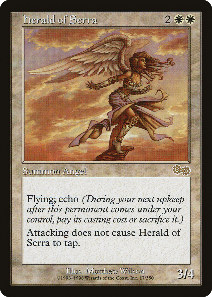 Image of Herald of Serra [Urza's Saga]