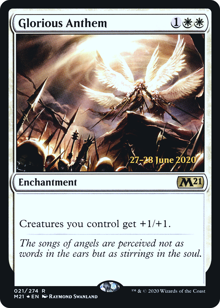 Image of Glorious Anthem [Core Set 2021 Prerelease Promos]