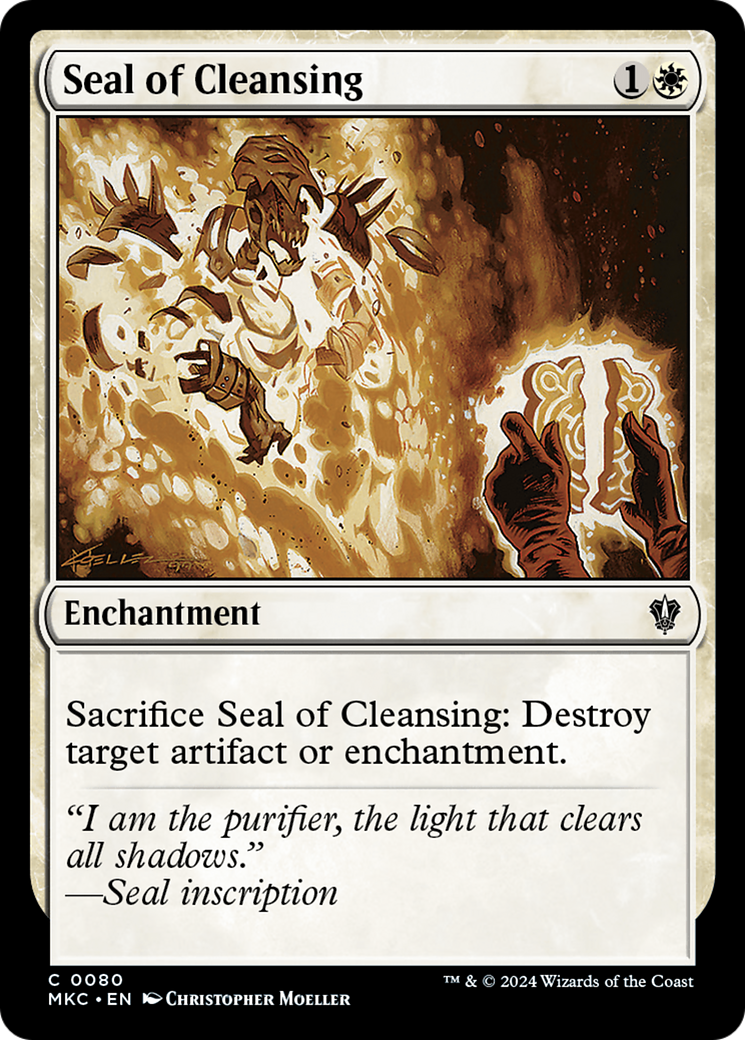 Image of Seal of Cleansing [Murders at Karlov Manor Commander]