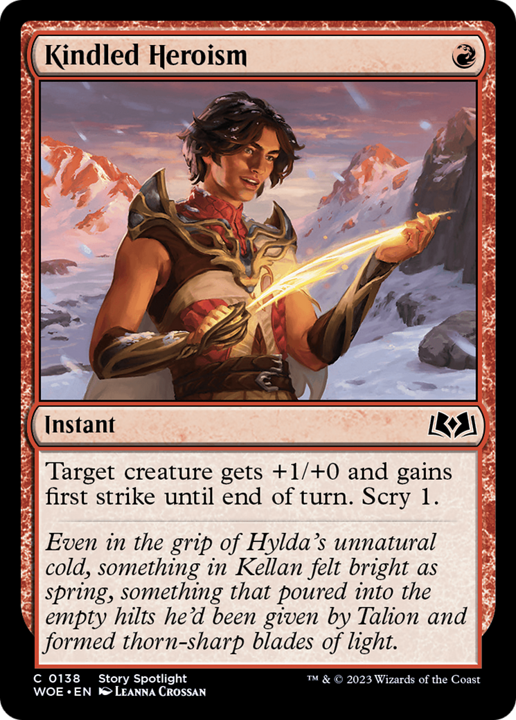 Image of Kindled Heroism [Wilds of Eldraine]