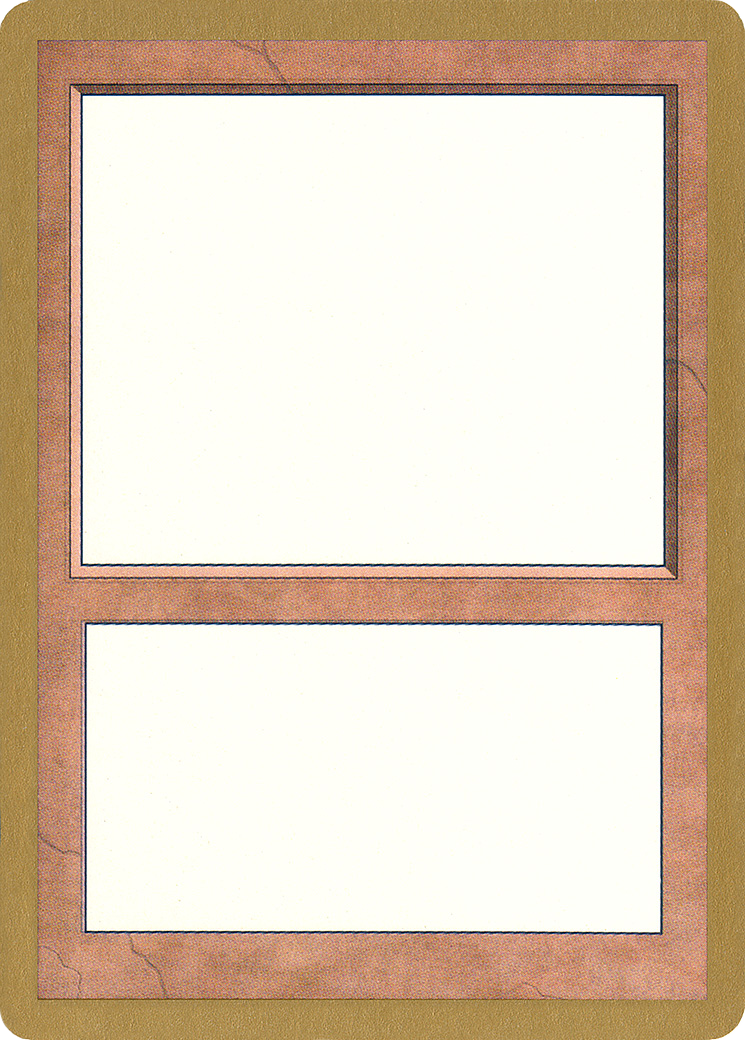 Image of 2000 World Championship Blank Card [World Championship Decks 2000]