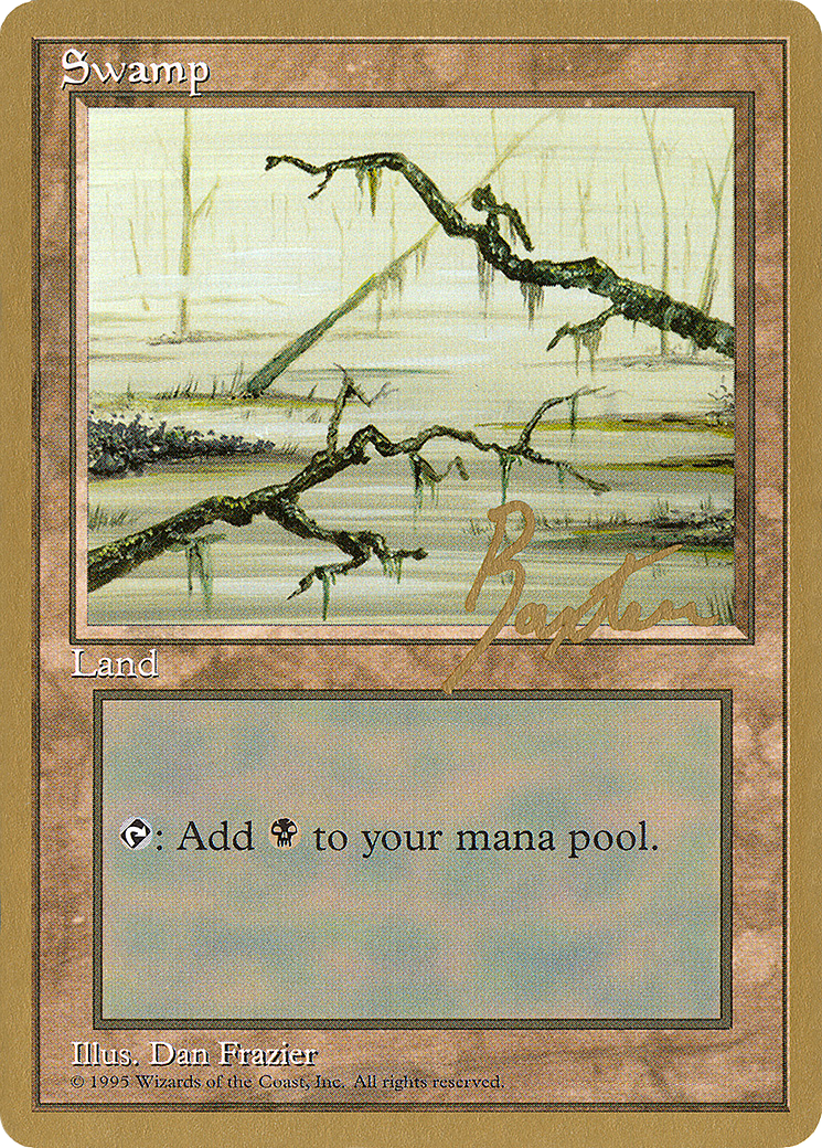 Image of Swamp (gb370) (George Baxter) [Pro Tour Collector Set]