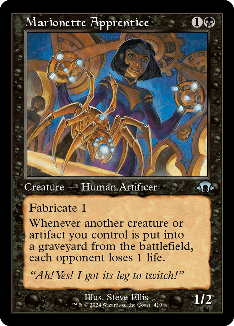 Image of Marionette Apprentice (Retro) [Modern Horizons 3]