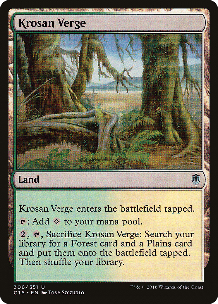 Image of Krosan Verge [Commander 2016]