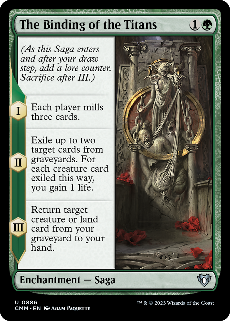 Image of The Binding of the Titans [Commander Masters]