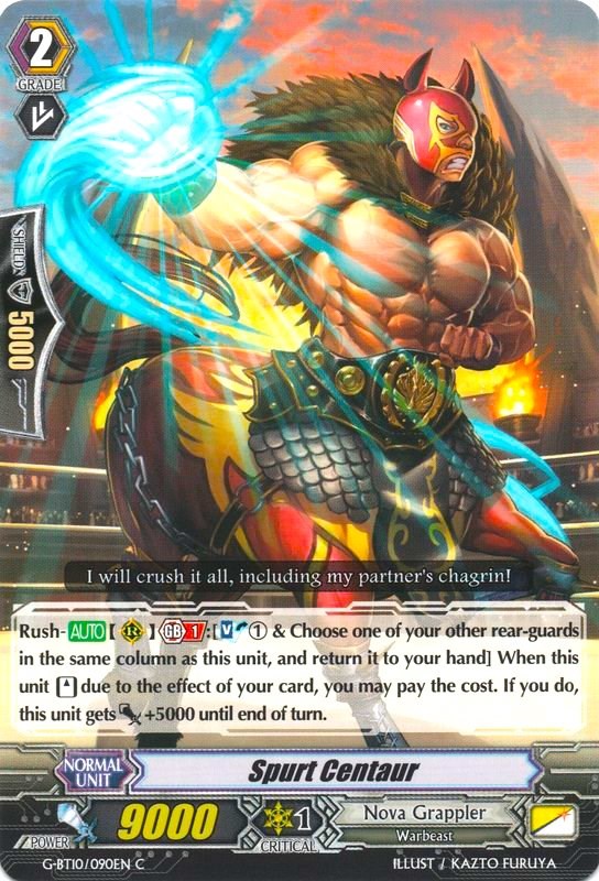 Image of Spurt Centaur (G-BT10/090EN) [Raging Clash of the Blade Fangs]
