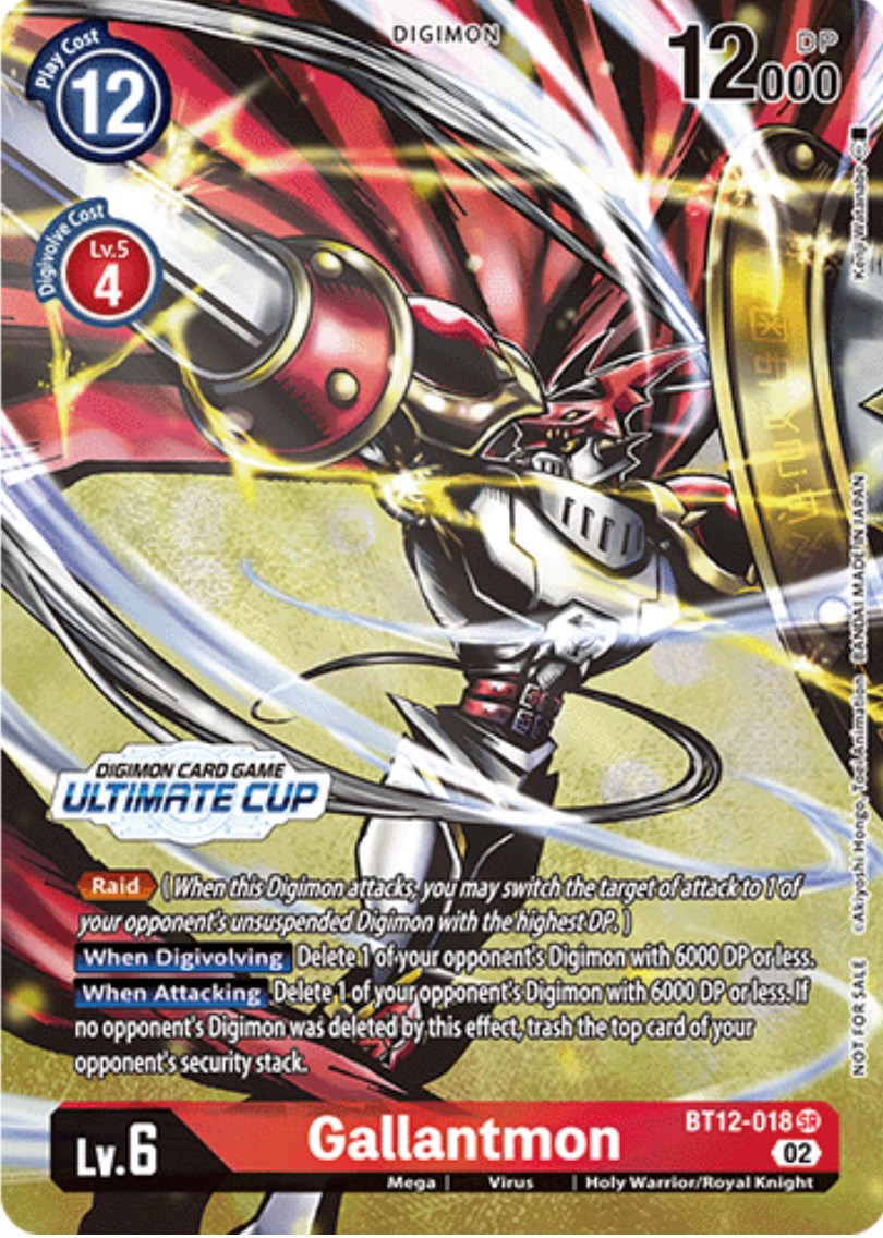 Image of Gallantmon [BT12-018] (Ultimate Cup) [Across Time Promos]