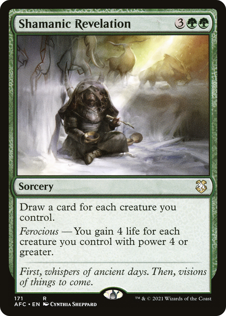 Image of Shamanic Revelation [Dungeons & Dragons: Adventures in the Forgotten Realms Commander]