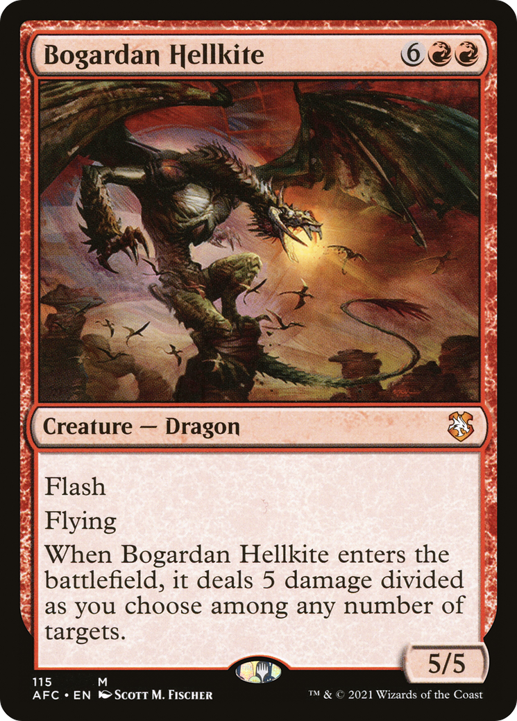 Image of Bogardan Hellkite [Dungeons & Dragons: Adventures in the Forgotten Realms Commander]