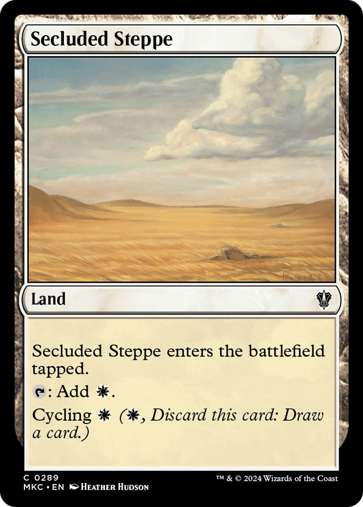 Image of Secluded Steppe [Murders at Karlov Manor Commander]
