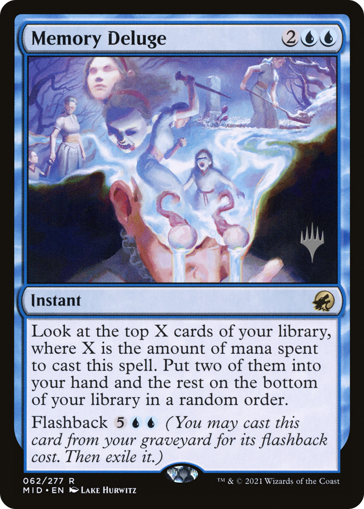Image of Memory Deluge (Promo Pack) [Innistrad: Midnight Hunt Promos]
