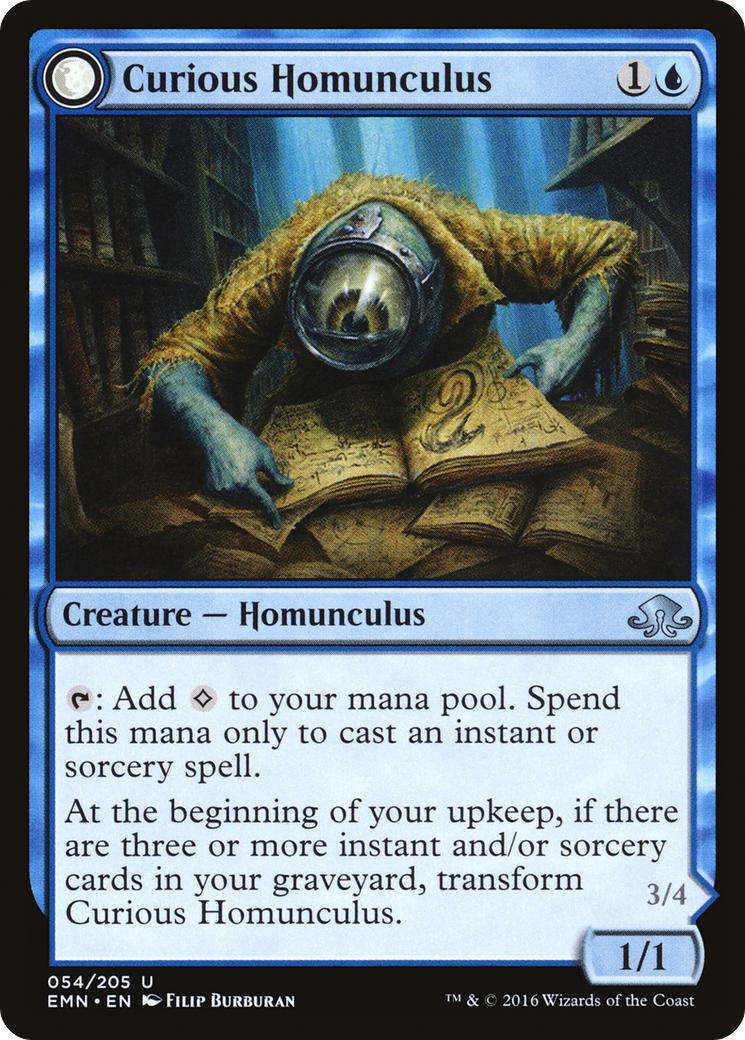 Image of Curious Homunculus // Voracious Reader [Eldritch Moon]