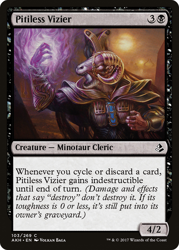 Image of Pitiless Vizier [Amonkhet]