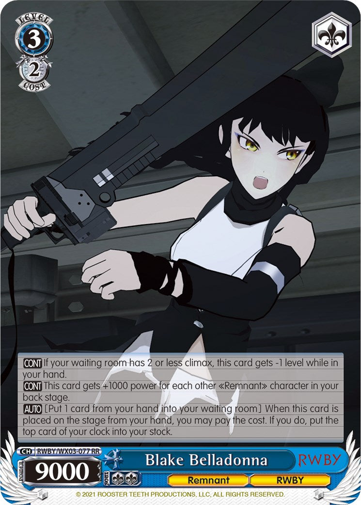 Image of Blake Belladonna (RWBY/WX03-077 RR) [RWBY]