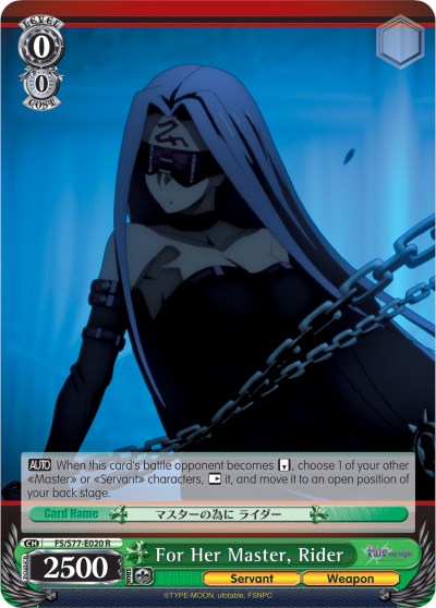 Image of For Her Master, Rider (FS/S77-E020 R) [Fate/Stay Night [Heaven's Feel] Vol.2]