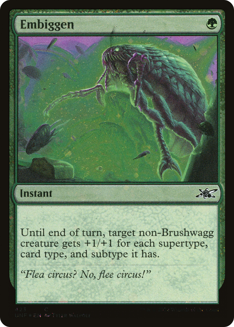 Image of Embiggen (Galaxy Foil) [Unfinity]