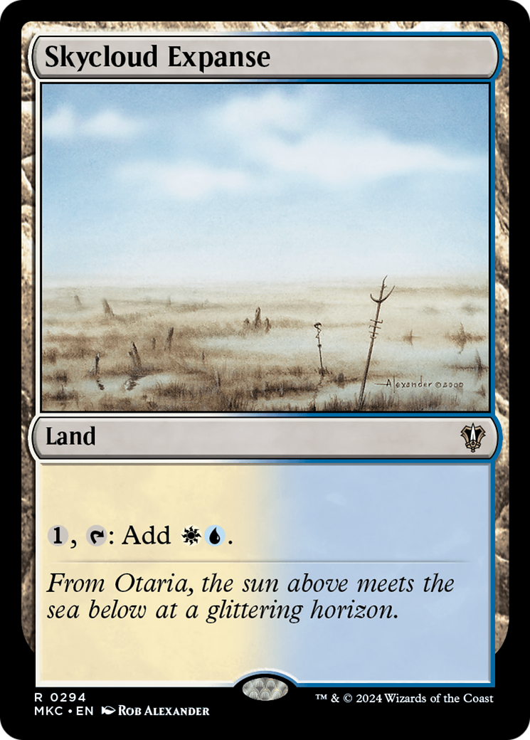 Image of Skycloud Expanse [Murders at Karlov Manor Commander]