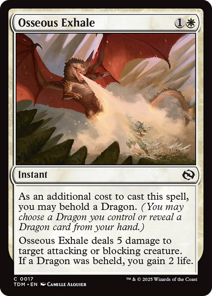 Image of Osseous Exhale [Tarkir: Dragonstorm]