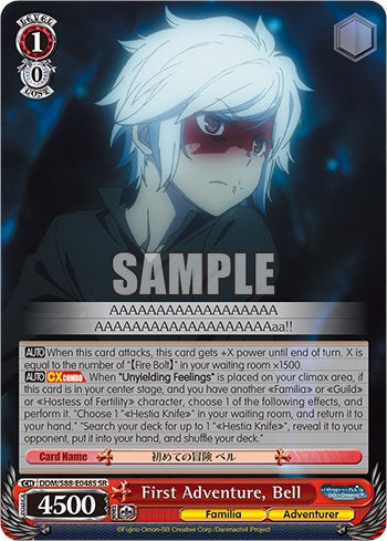 Image of First Adventure, Bell (DDM/S88-E048S SR) [Is it Wrong to Try to Pick Up Girls in a Dungeon?]