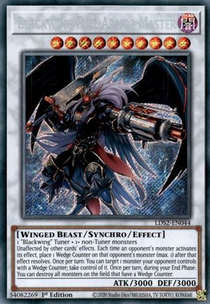 Image of Blackwing Full Armor Master [LDS2-EN044] Secret Rare