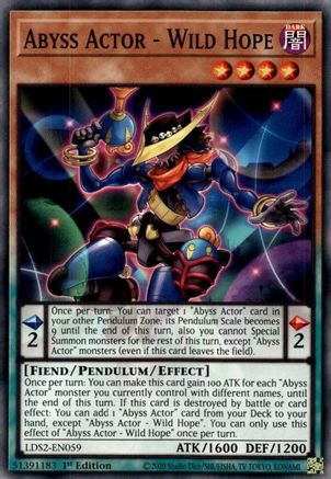 Image of Abyss Actor - Wild Hope [LDS2-EN059] Common