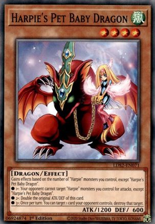 Image of Harpie's Pet Baby Dragon [LDS2-EN071] Common