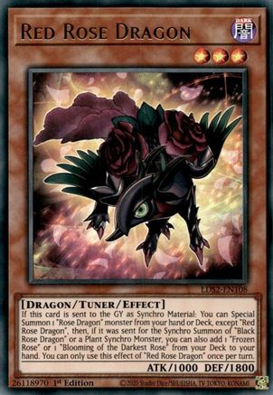 Image of Red Rose Dragon [LDS2-EN108] Ultra Rare