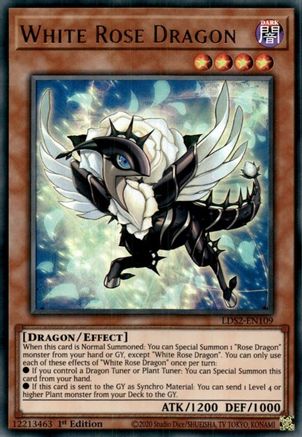 Image of White Rose Dragon [LDS2-EN109] Ultra Rare