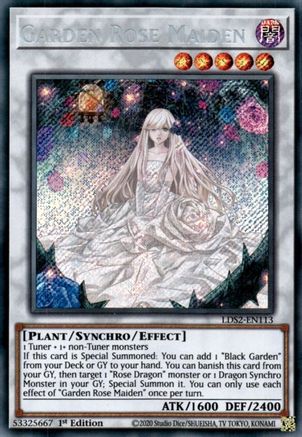 Image of Garden Rose Maiden [LDS2-EN113] Secret Rare