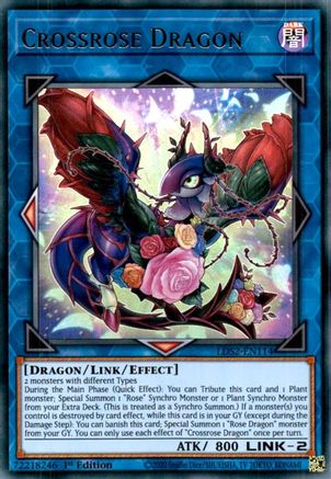 Image of Crossrose Dragon [LDS2-EN114] Ultra Rare