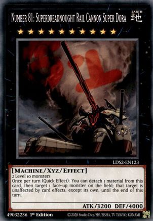 Image of Number 81: Superdreadnought Rail Cannon Super Dora [LDS2-EN123] Common